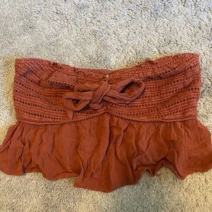 American eagle strapless top